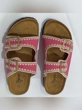 Women's Jynx Double-Buckle Slide Sandals Size: 5.5